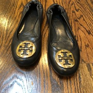 Tory Burch Minnie Travel Logo Ballet Flat